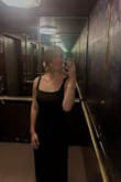 Truly loved how this dress fit, and I felt so good in it, but very bummed to see that by the end of the night the rhinestone outline on the back was coming off and dangling from the dress. - Alivia P.