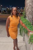 I loved this dress! True to size, good quality fabric overall, great dress! - Jaden L.
