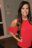Love this little red top! Can wear with jeans or shorts! Super cute - Allison E.