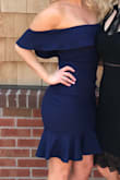 This dress gives you curves! It's good quality and a pretty color. I received several compliments when I wore it to a wedding! - Sylwia K.