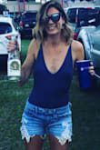 Love the bodysuit super cute and comfortable. The only downside is it gaped a little on the sides but was still wearable. I'll probably have it taken in a little when I have time. If you are larger than an A cup you probably won't have the problem. - Ashley A.