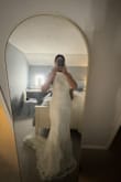 I'm 5'4, 135 lbs. Small was the perfect size. I loved how long it was at the back, the open design of the back. - Ceren T.
