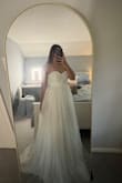 I'm 5'4 and 135 lbs. Small was too loose. Bust didn't properly hold. Other than that, I love the dress. Just enough, simple and elegant. Looks more expensive than it is. I would order 1 size smaller. - Ceren T.