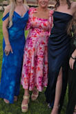Honestly, this is probably the best dress I've bought from Lulu's ever. The quality and fit are great, and it's so silky and comfortable. Wore it to a 100+ degree wedding in AZ in the summer, and I was still comfortable. - Sarah S.