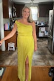 I absolutely loved this dress. It was comfortable, stylish, and the color (chartreuse) was different and stunning on. I received so many compliments on the dress and fit of it. I paired the dress with gold earrings from Lulus. The only downfall
was that the dress was slightly too long even with a 2.5-inch heel. Highly recommend
This dress for a special occasion! - Kerin G.
