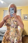 Beautiful dress, but too tight in the waist and too large in the bust - Ronda S.