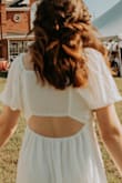 This dress was so comfortable. I was able to wear a nude bra with it when I wanted to. I purchased this 4 years ago for my wedding era & it still holds up nicely today! - Erin W.