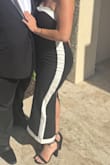 Wore this to a black-tie event. Absolutely perfect! I'm not one for tube tops as I have a large chest but the top of this dress grips you. I was able to bust a move and never popped out! Loved it! - Melissa M.
