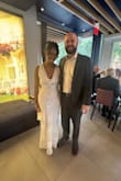 Wore this for my rehearsal dinner and it was just oh so perfect! Everyone kept telling me I looked like I could be dressed for the actual wedding. I did get it hemmed a bit to hit a bit above the front of my shoes. - Alexis F.