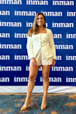 I bought this set to speak at a conference, and I got so many compliments. The blazer is fitted, and the cut is a little edgy, which made for a great look. The sleeves were pretty long. I had them tailored and needed to add a snap between two buttons to close a gap. Overall, very pleased with this blazer. - Lindsey S.