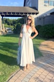 It's a beautiful dress for every occasion. The fabric reads through a compliments your body. I highly recommend it. - Joanna N.