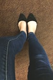 I was really excited to find a simple pair of black flats with a pointed toe. They were affordable and to my pleasant surprise, pretty comfortable. They're just what I wanted and they fit perfectly! - Sierra D.