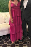 I loved the color and length of this dress. The bust area had a gap and whenever i would sit or bend over it was huge. I have other dresses in this size and style that do not have this issue - Madeline S.