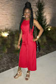 This is such a classy and chic romper. I am a high school teacher and wore it to chaperone prom. I received so many compliments the entire night. It fits true to size and is very flattering. This was my first purchase from Lulus, and I am very satisfied. - Iesha W.