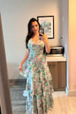 Somerset Sage Multi Floral Tiered Maxi Dress