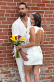 Florentina White Backless Bow Mini Dress