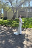 Emmersyn White Lace Backless Maxi Dress