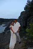 Spectacular Romance White Lace Sleeveless Mermaid Maxi Dress