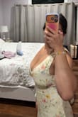 Jaziel Ivory Floral Sleeveless Mini Dress
