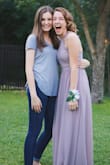 This was the perfect simple dress for senior prom!! I absolutely loved the color, even though it's a little more lavender than taupe, I love it!! The fit was perfect, but since I am on the shorter side, I did have to get it hemmed, but other than that, add cute heels and you're on your way!! I am very satisfied with my purchase!! - Molly B.