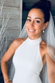 Alaura White Backless Halter Maxi Dress