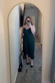 Reinette Dark Green Midi Dress