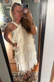 Dress is flattering and comfy!! A bit tight on top, but expected, as my shoulders are wider. - Sydnie W.