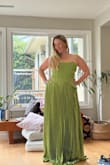 I think based on my build - shorter and curvier (size XL, 5'4), this dress was not flattering on me. I think it looks great on the model, but the cut wasn't great for my curves. It was also very long; I would need to hem it if I did want to keep it. - Blaine A.