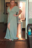 Promise Of Love Sage Brush Flutter Sleeve Maxi Dress