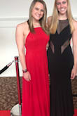 This dress was gorgeous and fit perfectly. The adjustable straps were a plus, and the length was perfect if you're gonna wear it with heals. - Katherine P.