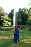 Such a beautiful dress! I had to get it tailored and remove the bottom tier, as I'm only 5'1, but after that, it was the perfect length. I received so many compliments throughout the day. Honestly, couldn't have picked a better dress for the occasion - Chara R.