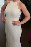 I absolutely loved this dress. I had ordered a medium and a large but went with the large and got it altered. I wanted it a little loose around my hips and this was perfect. I got so many compliments on this dress. I would definitely recommend it and it was so comfortable. The straps adjust so you can make it tighter and looser as needed. Besides getting it altered, I had to get it hemmed - Samantha M.
