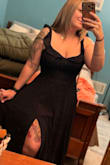 This dress was so comfortable and flattering! - Bri F.