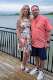 A great vacation dinner dress. Fit perfectly and the dress has a lining so it is not see through. No stretch to the material. If you have a bigger chest you might need to size up - not a problem I have but there's not a lot of extra room up top if you are bigger than a B/C cup probably. - Melody M.