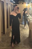 The material is quite expandable - a size down would not hurt, but I still felt very comfortable with the selected one. - Valeria C.