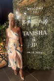 The dress was very nice for the wedding. It was a bit tight under the arms to zip, but the bust area was loose. I had to apply double tape at the top of the dress so it wouldn't show my breast area. Over the dress did serve its purpose of CLASS. - Davena W.