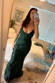 This is a tight fitting style, but I love it. I wish there was slightly more coverage for the boobs, but other than that is perfect. - Amy P.