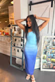 I absolutely loved the dress, it was true to size and so flattering, also the colors were perfect for a blue theme. - Puja P.