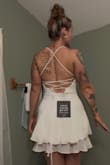 I wanted to like this so bad, but it was absolutely not flattering on me! I'm a mom of 3, so despite going to the gym often, I still have a wider body and a little bit of a mom belly still. Also short! - Kreyanna