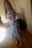 The material is super comfy and it fits really well! I got a medium. - Lynn O.