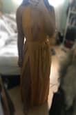 It's perfect for my height with heels. It's also perfect at the waist but a lot of material at the bottom, so i got the top and bottom altered to take some material away. And i know it'll look better once i steam it! Overall i love the dress and the slit. - Stephanie V.