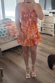 Got this for a night out before a friend's destination wedding. I'm short, 5'1," and this was perfect for me. - Chelsea S.