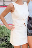 Dayton Ivory Denim Mini Skirt