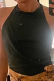 Thin fabric and front fold is loose and not as pictured. Fits oddly around neck. - Giselle B.
