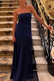 I truly felt beautiful in this! The quality was really good, too. Had to get it altered but really loved this style. It s also very contemporary, got tons of compliments! - Kelsey R.