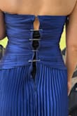 Went to a black-tie wedding in France and was planning on wearing this dress. The color and details are beautiful, but the zipper was awful. I tried on the dress prior to the trip, and it fit well. After one try right before the event, the zipper broke and was unable to be reattached. Had to safety-pin it and still looked awful. If I could get a refund, I would. Overall, this dress is pretty, but beware of the zipper. If you plan to buy this dress, I'd get the zipper replaced entirely beforehand. - Stephanie T.