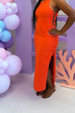 This is the perfect dress. I have it in orange and I had to buy it in white too. - Zee A.
