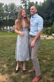 Wore this for a summer wedding as a guest. Definitely not for the smaller-chested (A or AA) girlies because I had a lot of space to fill, and without the padding it looked strange. But overall, the dress was great, and I didn't have any wardrobe malfunctions. It was slightly tighter than what I am used to, but I didn't feel suffocated. My friends loved the dress as well! Got lots of compliments! :) - Kaitlyn H.