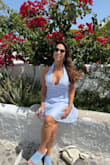 I ordered in a medium. Fits true to size. Got lots of compliments. - Jodi N.