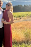 Purchased for an end of summer wedding in Oregon and it was great! Ordered a large as well and that was way too long. Medium was better with 3 inch heels. Got so many compliments! - Allie G.